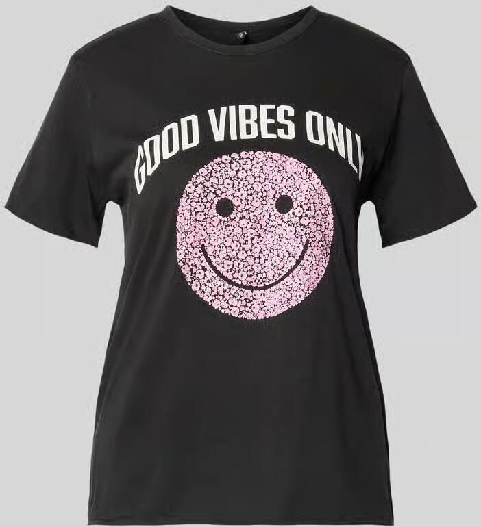 Only regular fit T-shirt van puur katoen model 'LISA LIFE LUCY' - Foto 2
