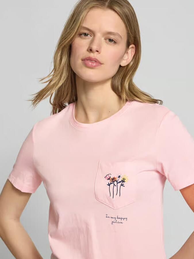 Only regular fit T-shirt van puur katoen model 'POLLY'