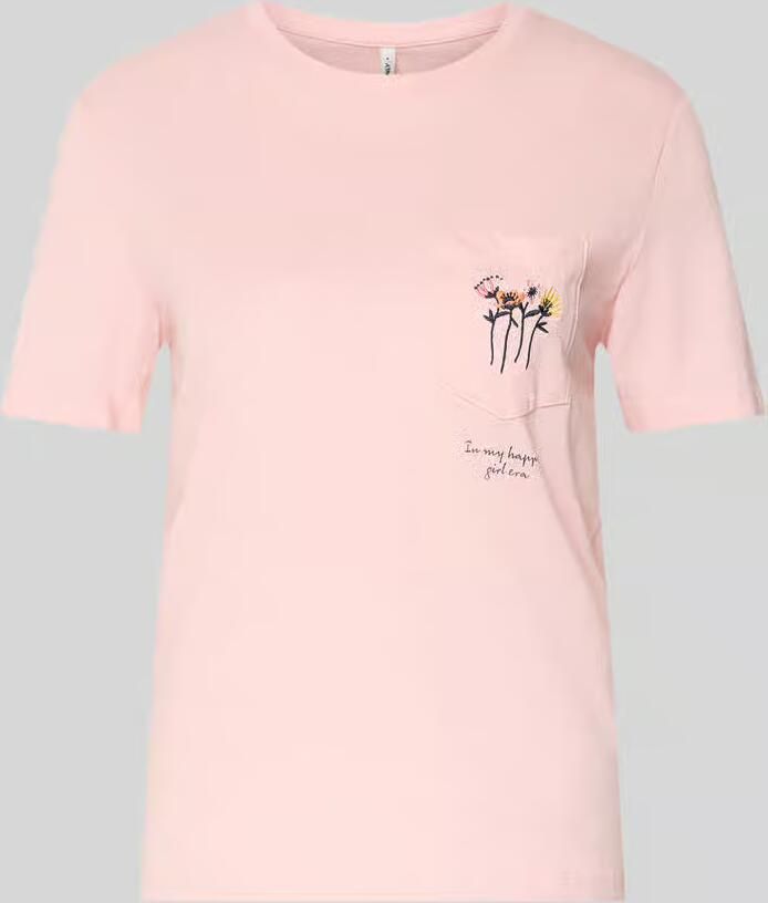 Only regular fit T-shirt van puur katoen model 'POLLY' - Foto 2