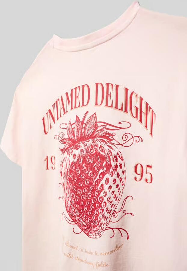 Only regular fit T-shirt van puur katoen model 'SARA'