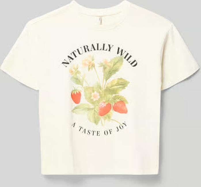Only regular fit T-shirt van puur katoen model 'SARA' - Foto 2