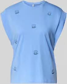 Only regular fit T-shirt van puur katoen model 'SHELINA' - Foto 2