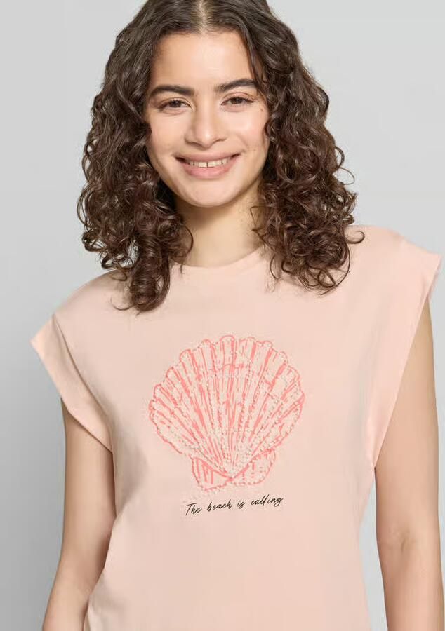 Only regular fit T-shirt van puur katoen model 'SHELINA'