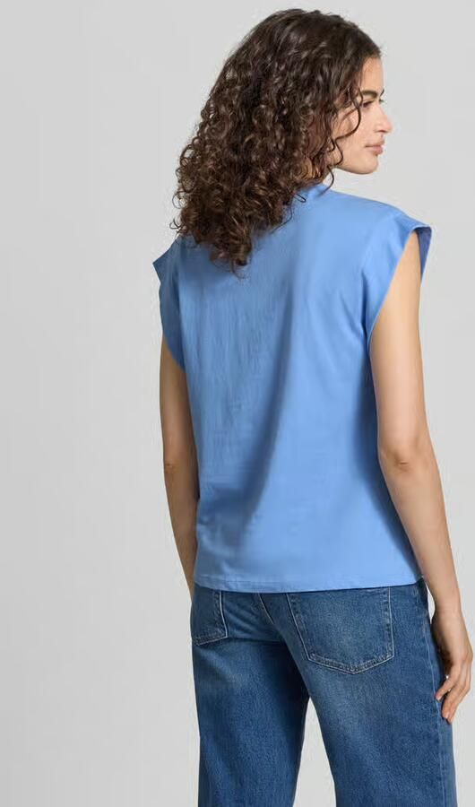 Only regular fit T-shirt van puur katoen model 'SHELINA' - Foto 4