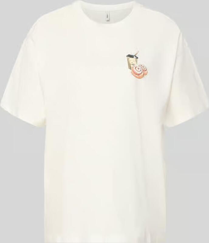 Only regular fit T-shirt van puur katoen model 'VIVVI' - Foto 2