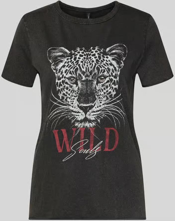 Only regular fit T-shirt van puur katoen 'ONLLUCY'