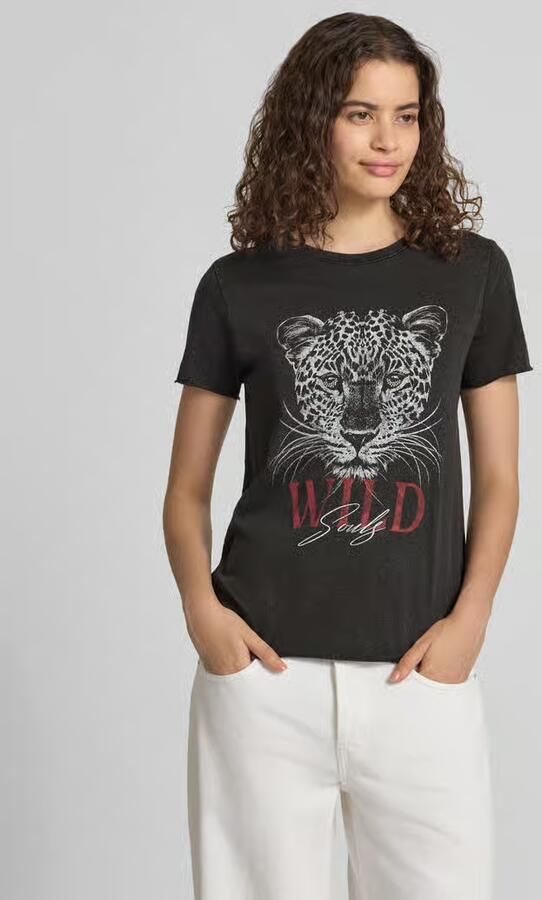 Only regular fit T-shirt van puur katoen 'ONLLUCY' - Foto 4