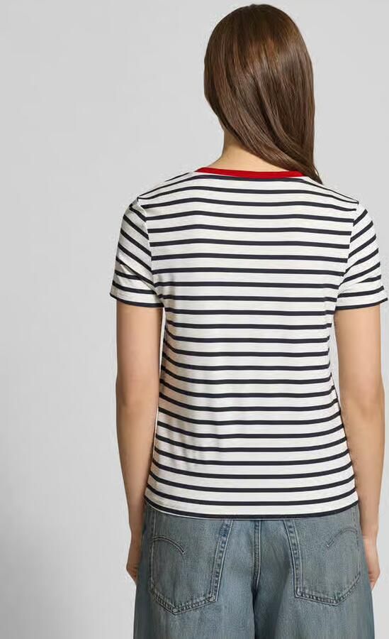 Only Regular fit T-shirt van viscosemix model 'HEART LIFE' - Foto 7