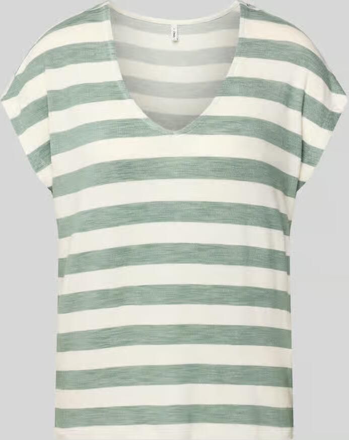 Only Relaxed-fit T-shirt in fijn gebreide viscosemix model 'LIRA LIFE' - Foto 8