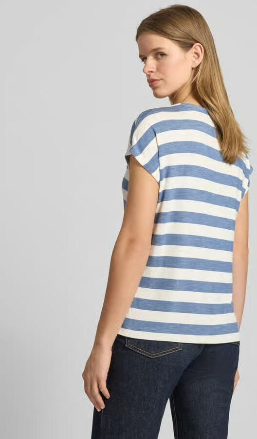 Only Relaxed-fit T-shirt in fijn gebreide viscosemix model 'LIRA LIFE' - Foto 2
