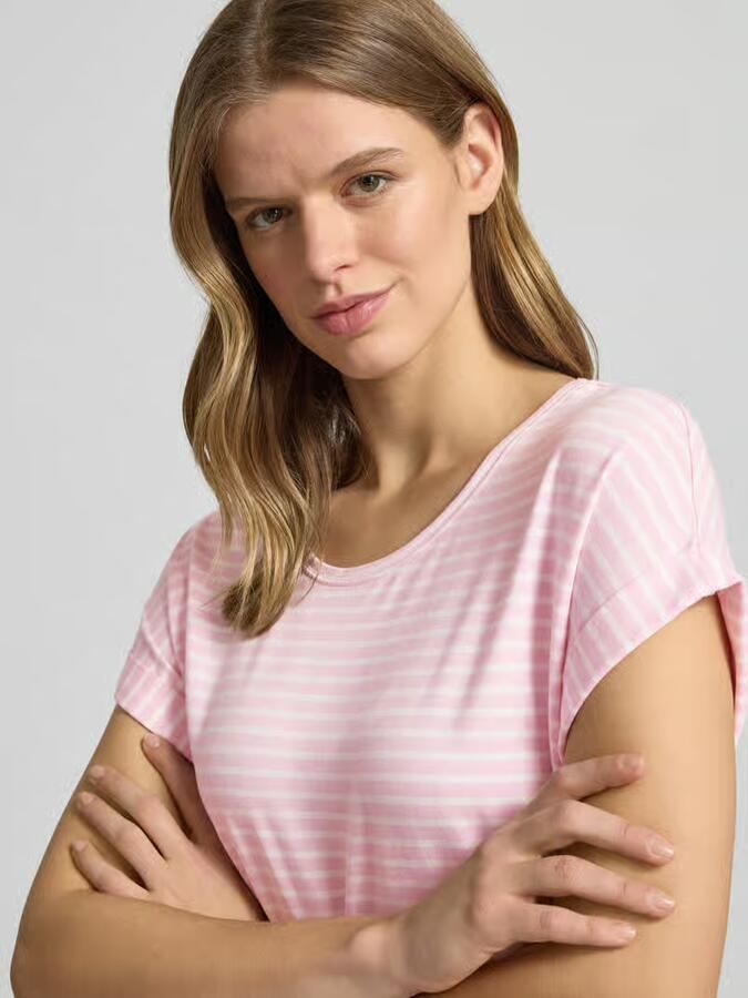 Only Regular fit T-shirt van viscosemix model 'MOSTER'