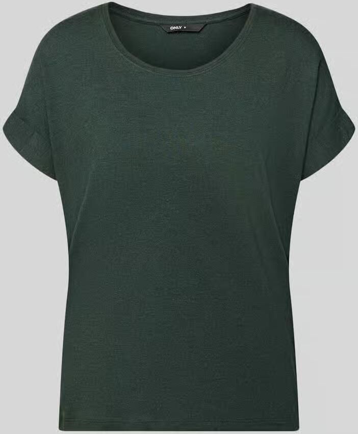Only regular fit T-shirt van viscosemix model 'MOSTER'