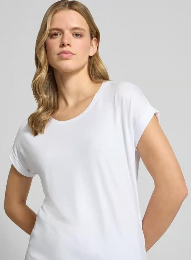 Only T-shirt ONLMOSTER – T-shirt met gemêleerde look en elastisch materiaal - Foto 3
