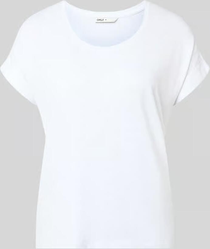Only T-shirt ONLMOSTER – T-shirt met gemêleerde look en elastisch materiaal - Foto 4