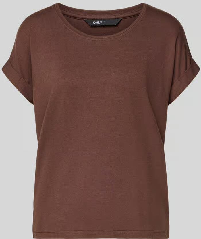 Only regular fit T-shirt van viscosemix model 'MOSTER'