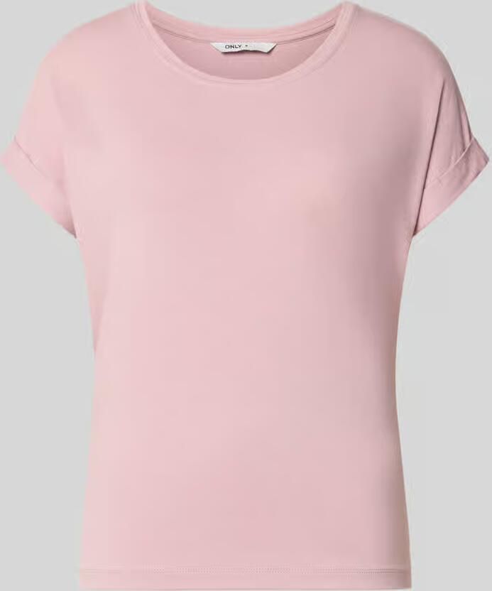 Only regular fit T-shirt van viscosemix model 'MOSTER'