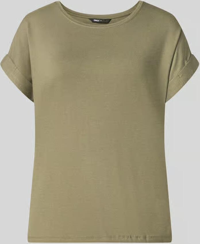 Only regular fit T-shirt van viscosemix model 'MOSTER' - Foto 5