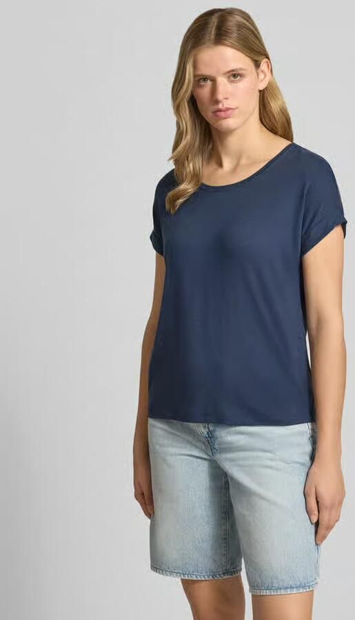 Only regular fit T-shirt van viscosemix model 'MOSTER' - Foto 6