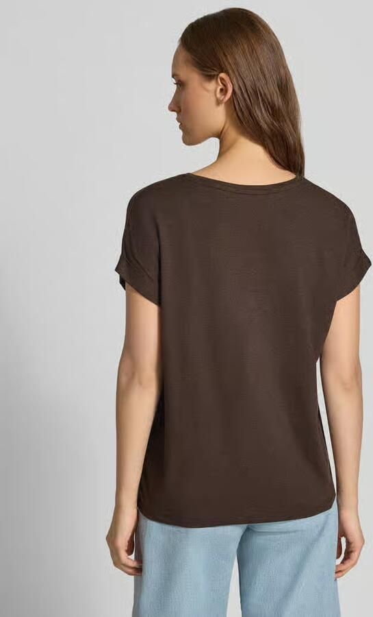 Only regular fit T-shirt van viscosemix model 'MOSTER' - Foto 5