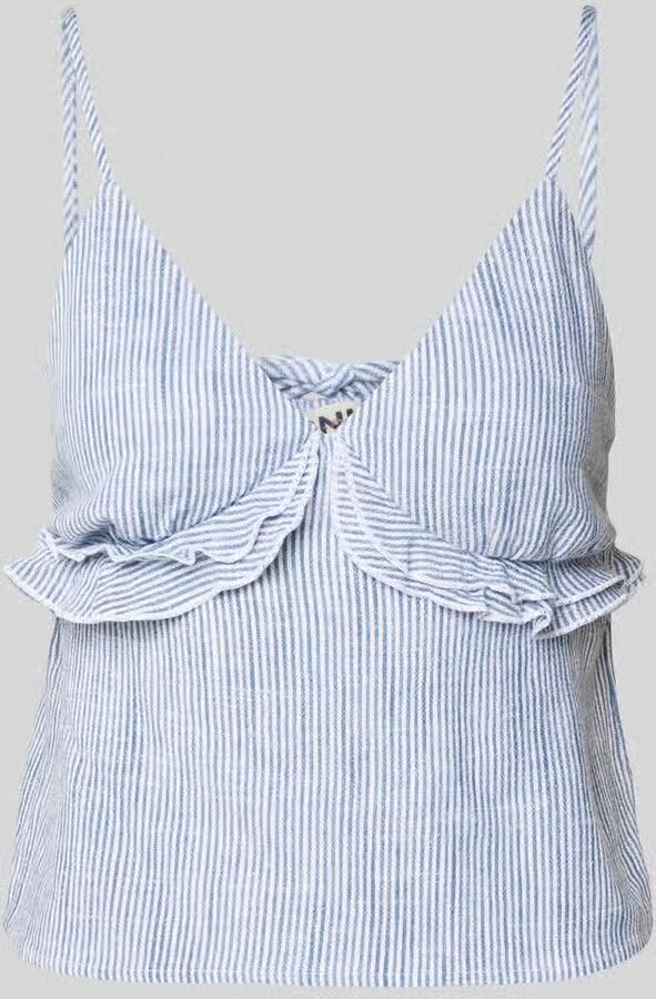 Only regular fit tanktop van viscose-linnenmix model 'SIESTA' - Foto 2
