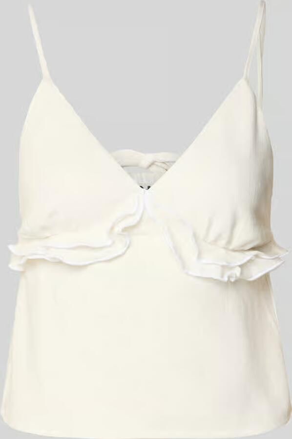 Only regular fit tanktop van viscose-linnenmix model 'SIESTA' - Foto 2