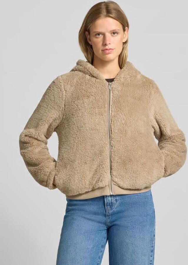Only Pluche jas met capuchon ONLNEWANNA CONTACT SHERPA JKT OTW NOOS - Foto 5