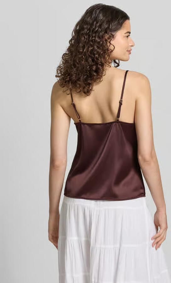 Only regular fit top met bandjes met kant model 'RAYA' - Foto 3