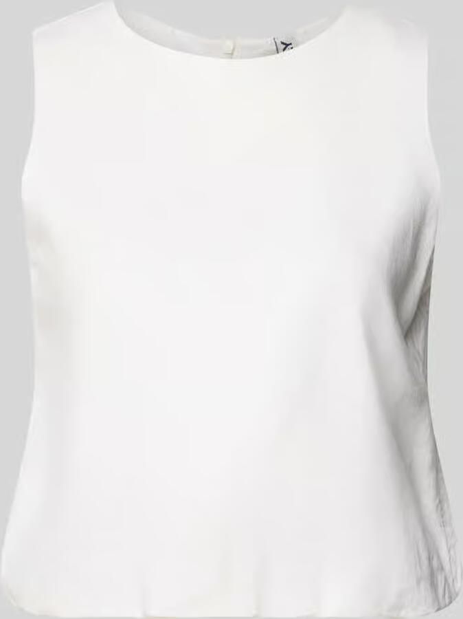 Only regular fit top van mix van viscose en linnen model 'GOA' - Foto 3