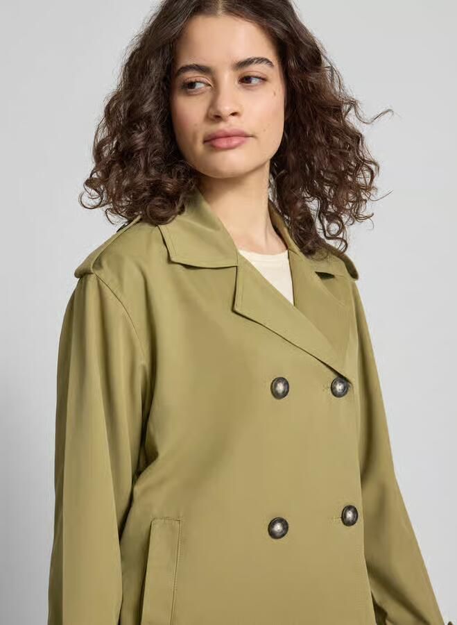 Only regular fit trenchcoat-jack met reverskraag model 'HANNAH' - Foto 3
