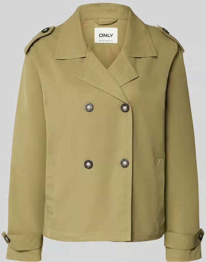 Only regular fit trenchcoat-jack met reverskraag model 'HANNAH' - Foto 4