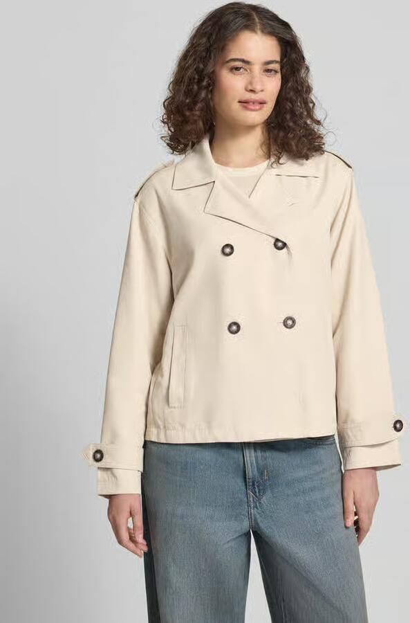 Only regular fit trenchcoat-jack met reverskraag model 'HANNAH' - Foto 7