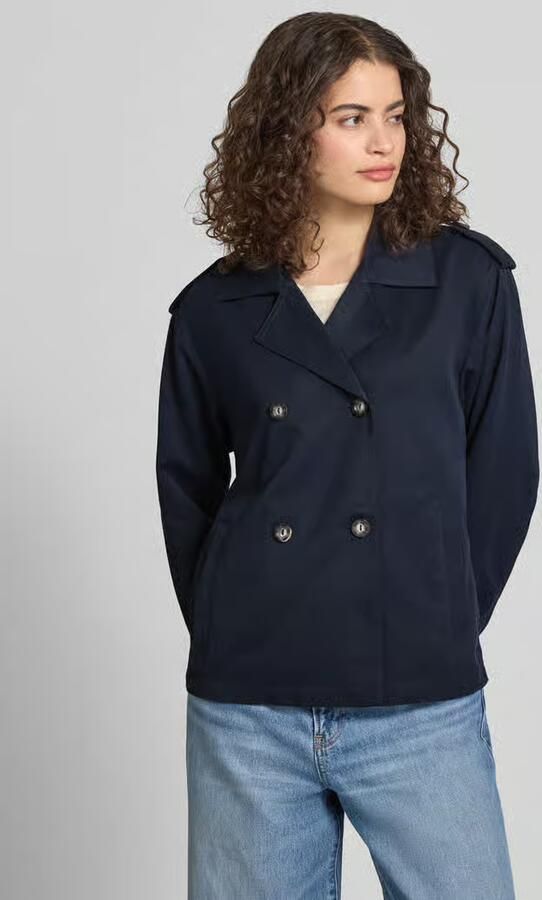 Only regular fit trenchcoat-jack met reverskraag model 'HANNAH' - Foto 4