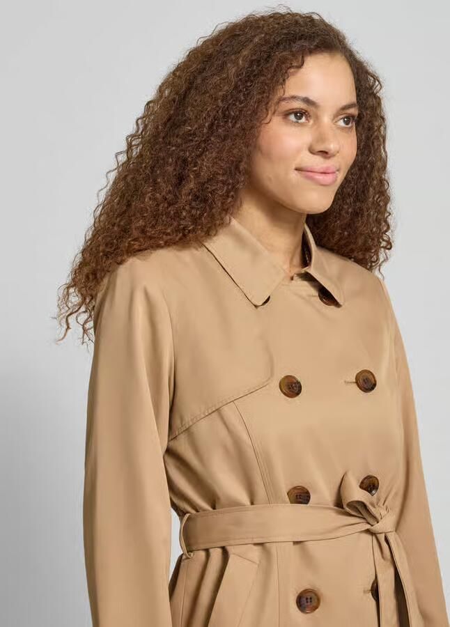 Only Regular fit trenchcoat met dubbele knoopsluiting model 'VALERIE' - Foto 3