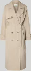 Only regular fit trenchcoat met reverskraag model 'DISA LIFE'