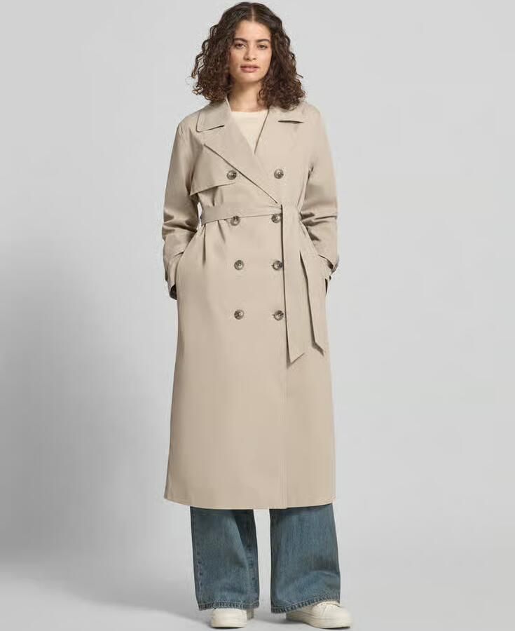 Only regular fit trenchcoat met reverskraag model 'DISA LIFE' - Foto 3