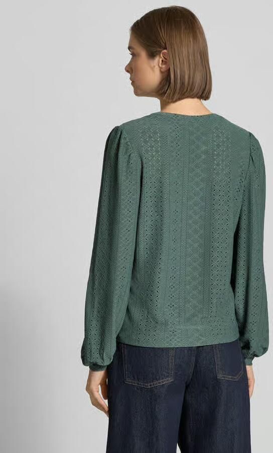 Only Relaxed fit blouseshirt met ajourpatroon model 'SANDRA' - Foto 2