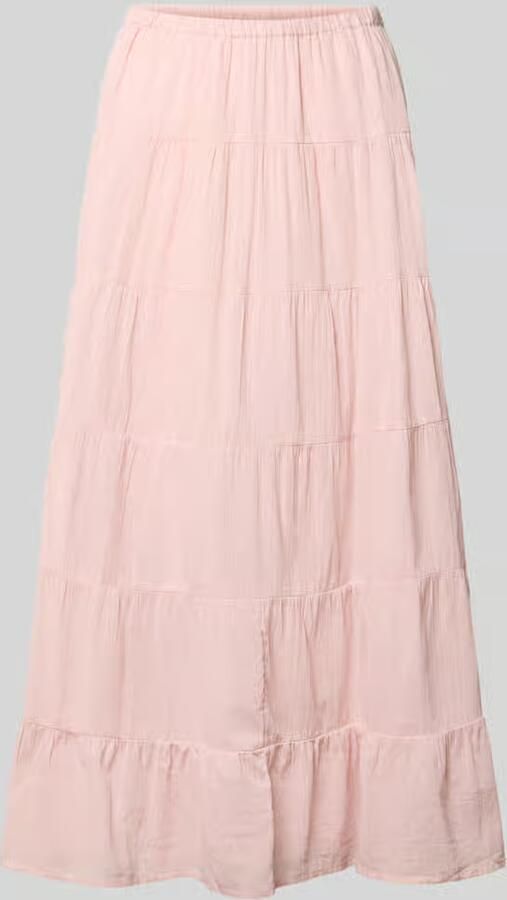Only regular fit volant midi-rok van pure katoen model 'KELLY' - Foto 2