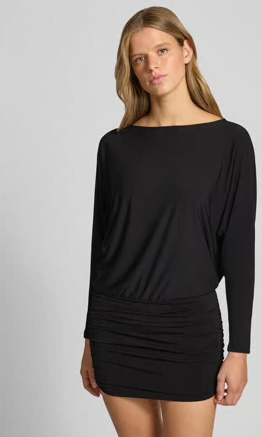 Only Regular fit vrijetijdsjurk met boothals model 'ARIA' - Foto 3
