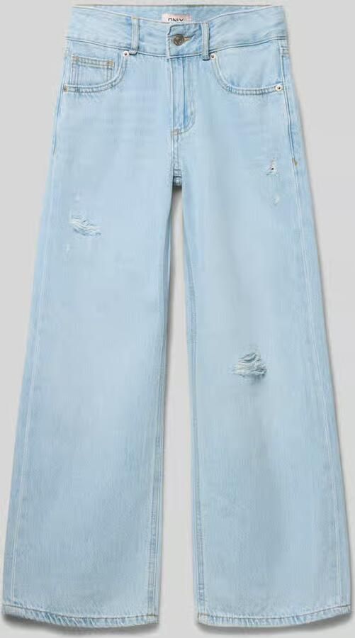 Only regular fit wide leg jeans van puur katoen model 'KOGMOTT' - Foto 4