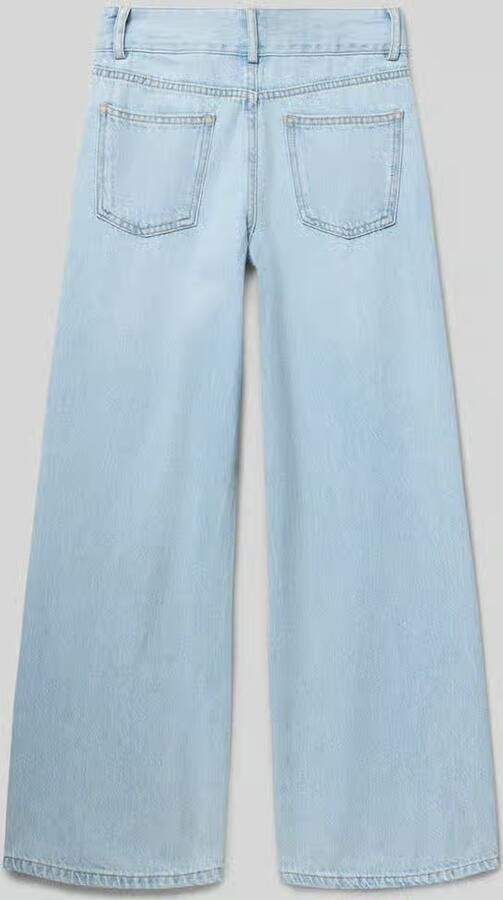 Only regular fit wide leg jeans van puur katoen model 'KOGMOTT' - Foto 4
