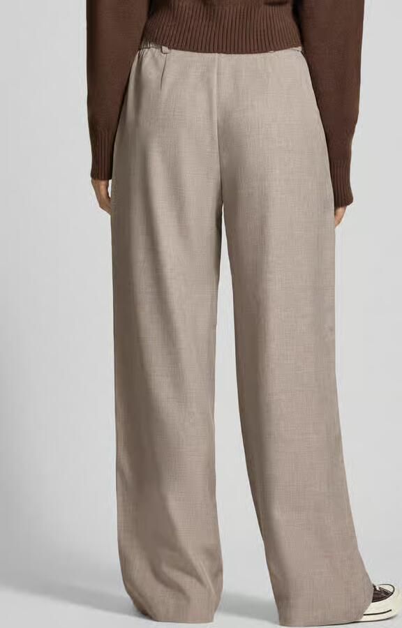Only Regular Fit Wijde broek met schuifhaaksluiting Model 'LINDA' - Foto 5