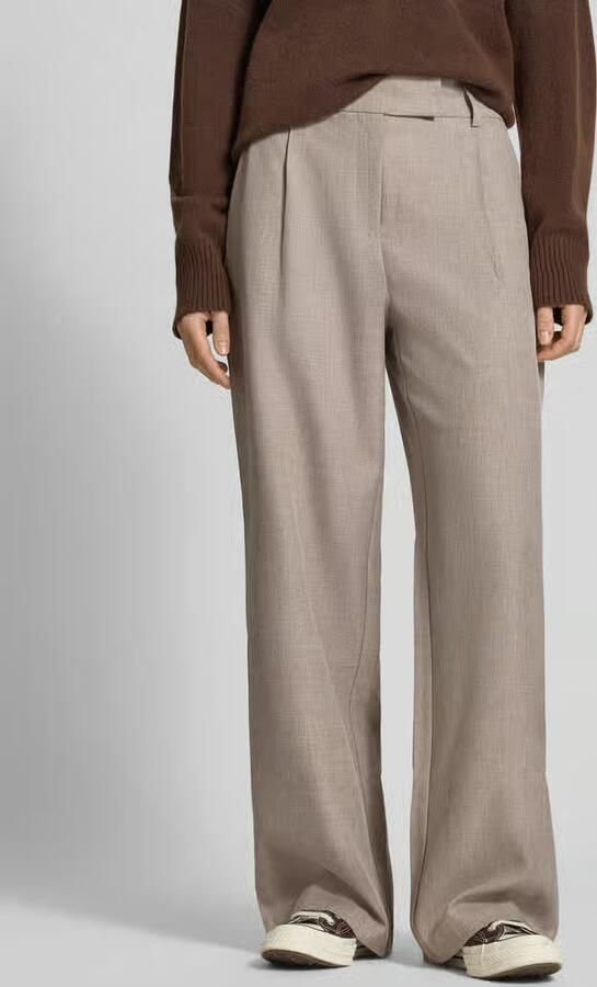 Only Regular Fit Wijde broek met schuifhaaksluiting Model 'LINDA' - Foto 6