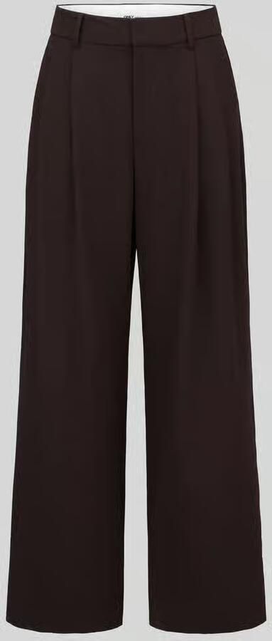 Only regular fit wijde broek met viscose model 'SONJA' - Foto 3