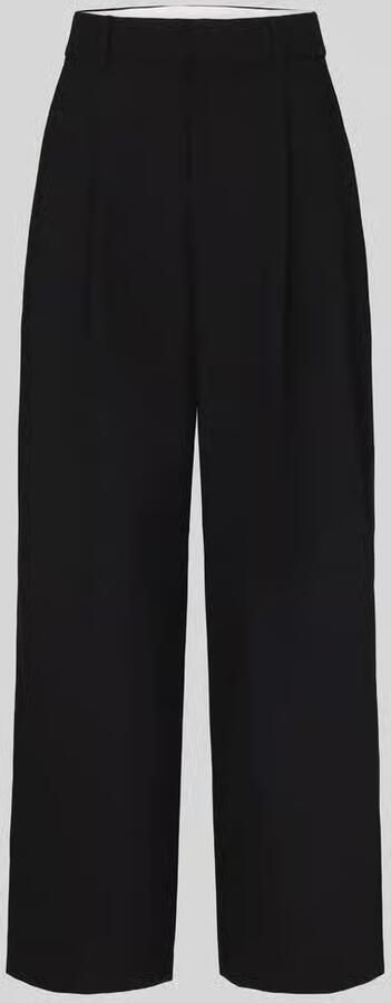 Only regular fit wijde broek met viscose model 'SONJA' - Foto 3