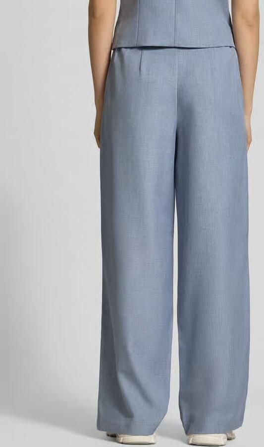 Only Regular fit wijdte broek met haakjes- en ritssluiting model 'LINDA' - Foto 3