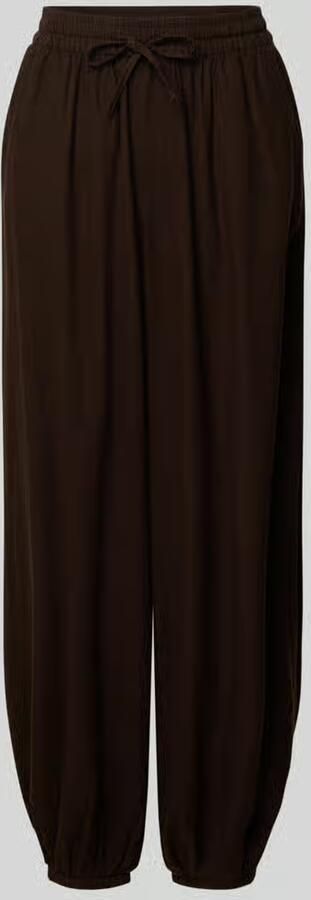 Only regular fit wijdte broek van mix van viscose en linnen model 'GOA' - Foto 2