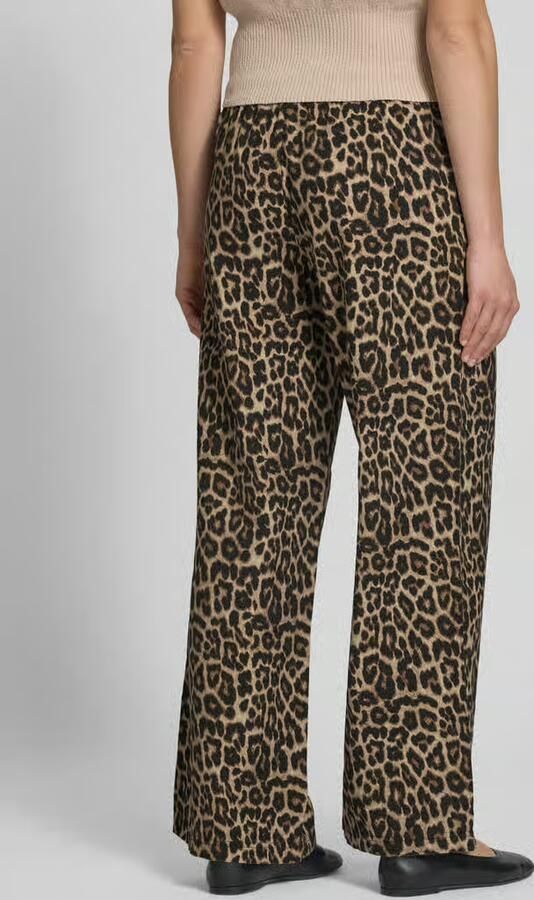 Only regular fit wijdte broek van viscose model 'ARIS' - Foto 3