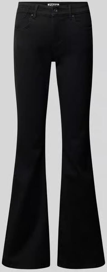 Only Regular waist bootcut-jeans met retroflare