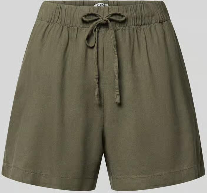 Only relaxed fit bermuda's van mix van viscose en linnen model 'GOA' - Foto 2
