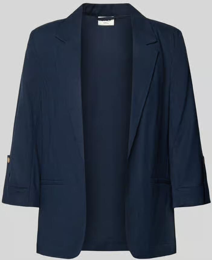 Only relaxed fit blazer van mix van viscose en linnen model 'GOA' - Foto 2
